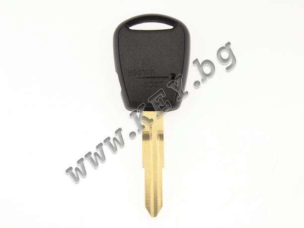 Ключ KEY без електроника за Hyundai с място за 1 страничен бутон от key.bg